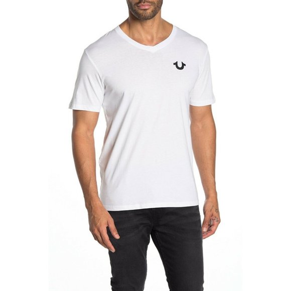True Religion Men's Horseshoe Logo Tee T-Shirt - Picture 1 of 2